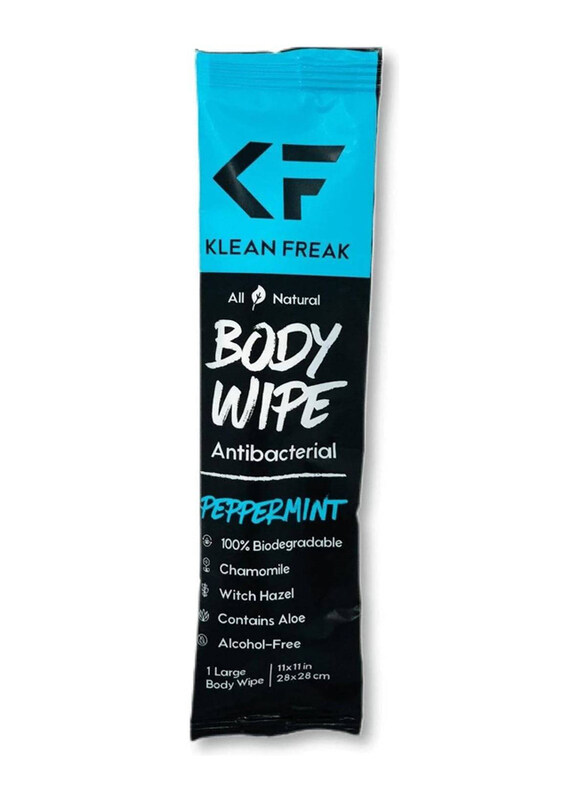 

Klean Freak Peppermint Body Wet Wipes, 1 Piece