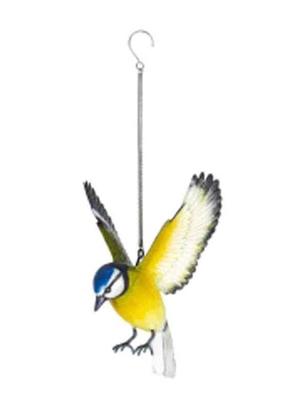 

La Hacienda Metal Blue Tit In Flight, Multicolour