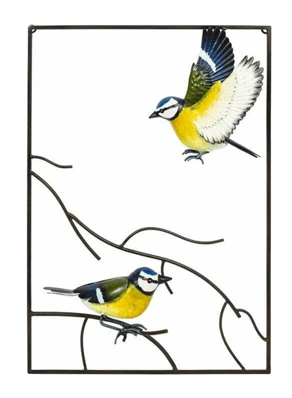 La Hacienda Blue Tit Wall Art, Large, Multicolour