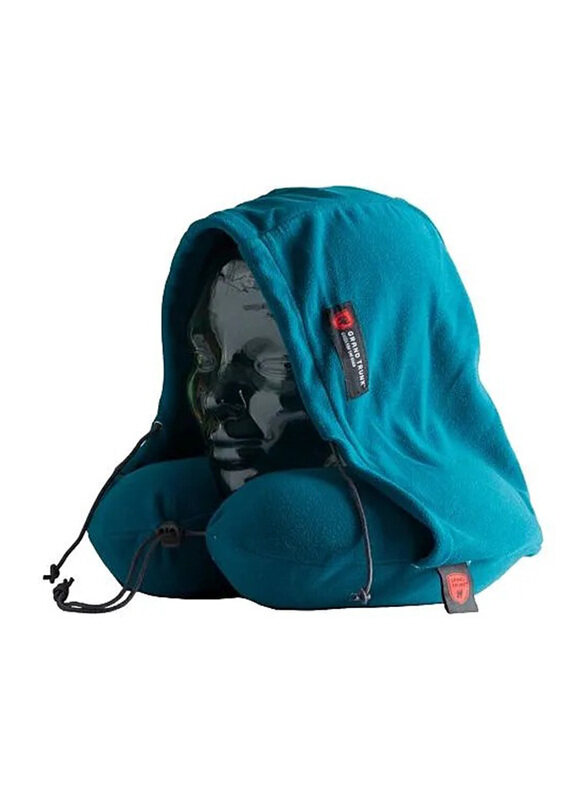 

Grand Trunk Blackout Hooded Neck Travel Pillow, Peacock Green