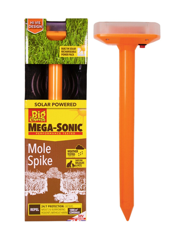 

STV Hi-Vis Mega-Sonic Solar Mole Spike, Orange/Clear