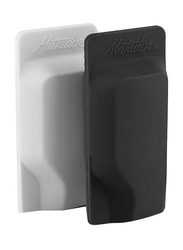 Matador 2-Piece Toothbrush Caps, Black/White