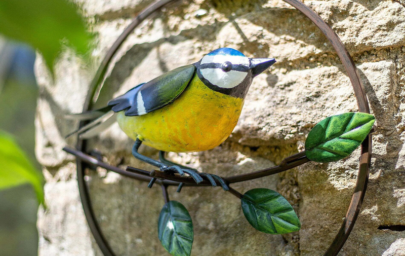 La Hacienda Blue Tit Wall Art, Small, Multicolour