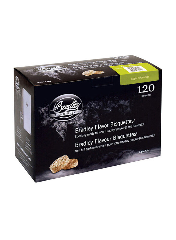 

Bradley Smoker Apple Bisquettes, 120 Pieces, Beige