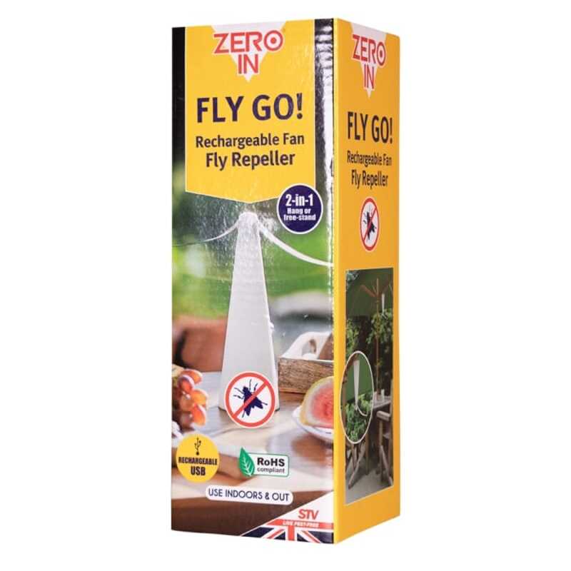 Fly Go USB Rechargeable Fan Repeller