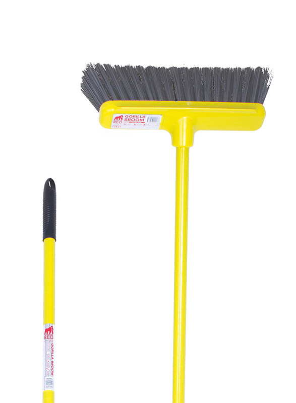 

Red Gorilla Brooms Soft Bristle Head & Short Handle, 30cm, Yellow