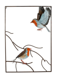 La Hacienda Metal Tree Top Robin, Multicolour