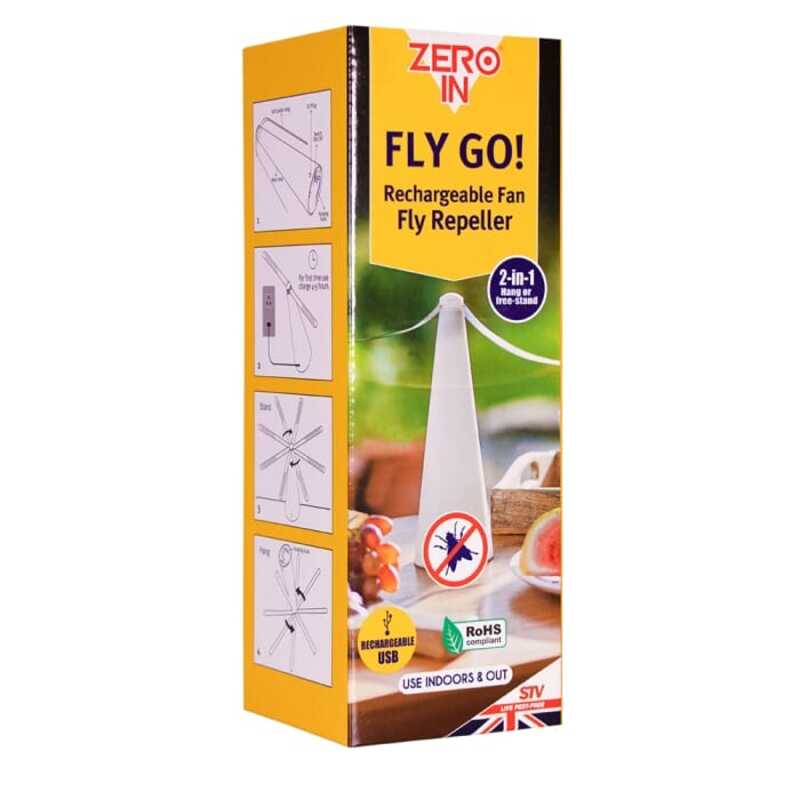 Fly Go USB Rechargeable Fan Repeller