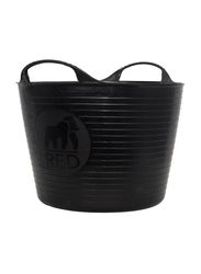 Red Gorilla Small Tub, 14 Liters, Black