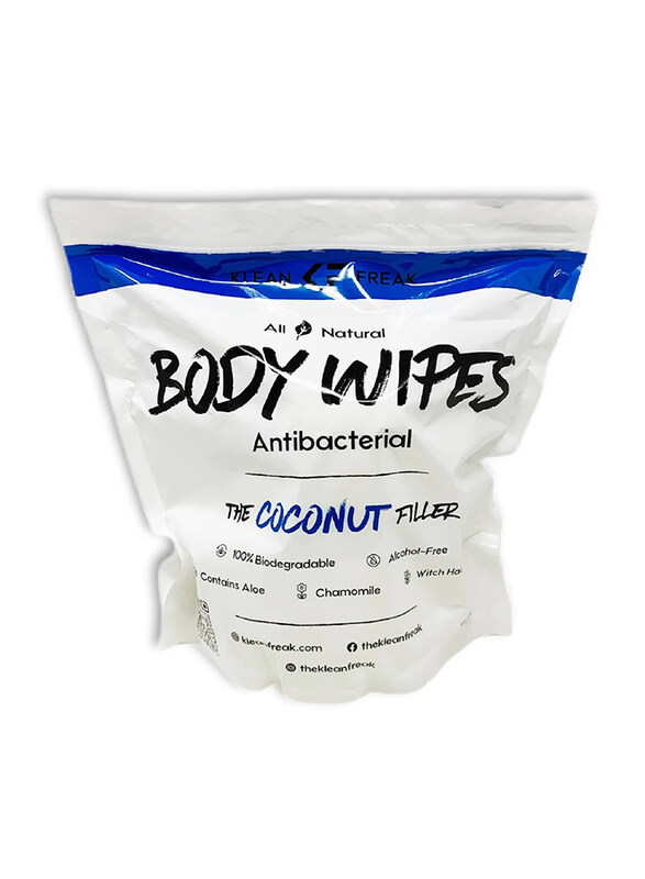 

Klean Freak The Coconut Filler Body Wipe, 120 Pieces