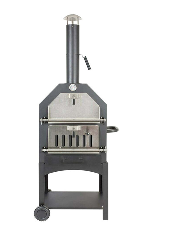 

Lahacienda Lorenzo Wood Fired Oven, Black/Silver