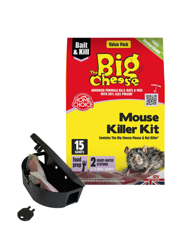 

STV Mouse Killer Kit with 2 Stations, 15 Sachets