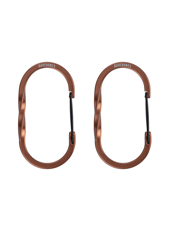 

Barebones Wiregate Carabiner, Small, 3 Piece, Gold
