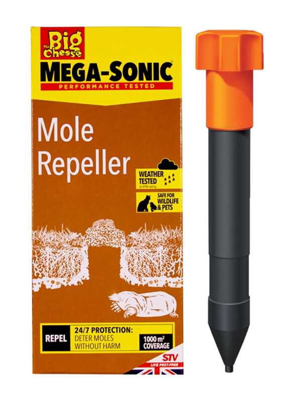 

STV Hi-Vis Mega-Sonic Mole Repeller, Orange/Black