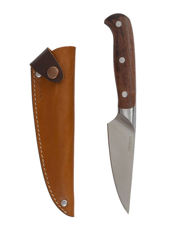 

Barebones Adventure Paring Knife, Brown/Silver