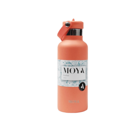 Moya "Starfish" 500ml Insulated Sustainable Water Bottle Coral