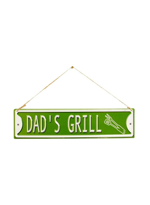 

La Hacienda Dad’s Grill Wall Sign, Green/White