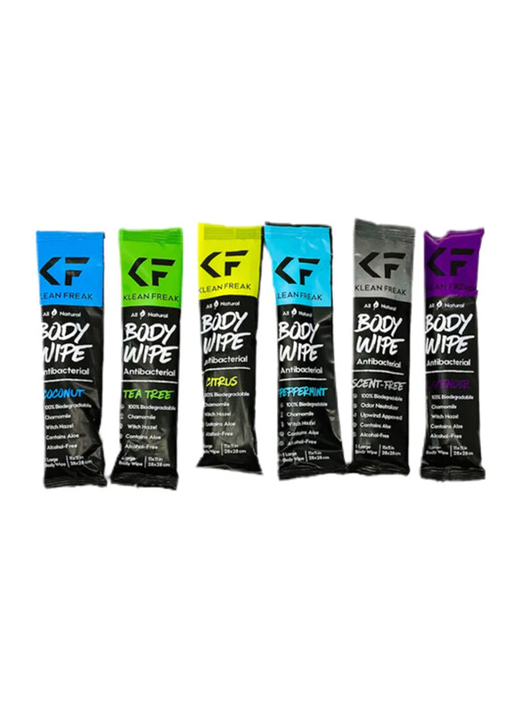 

Klean Freak Trial Body Wipe, 6 Wipes