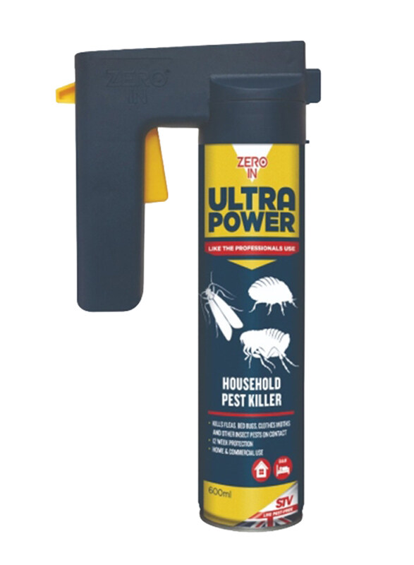 

STV Household Pest Killer with Trigger Aerosol, 600ml, Blue