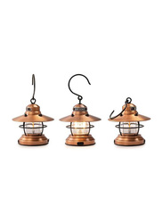 Barebones Edison Mini Lantern, 3 Pieces, Copper