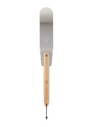 La Hacienda Steel Spatula, Silver/Brown