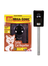 STV Mega-Sonic Solar Cat Repeller, Black