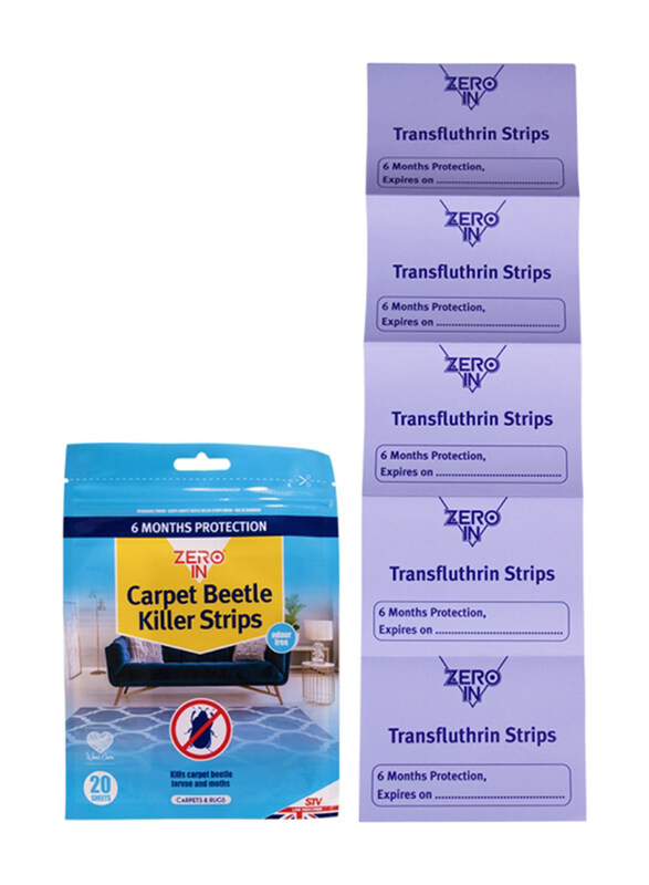 

STV Carpet Beetle & Moth Killer Strip, 20-Piece