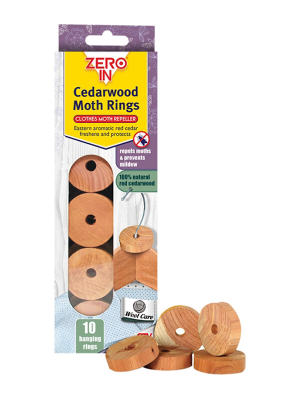 

STV Cedarwood Moth Repellent Ring, 10-Piece