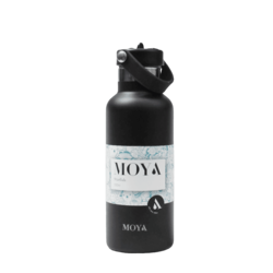Moya "Starfish" 500ml Insulated Sustainable Water Bottle Black