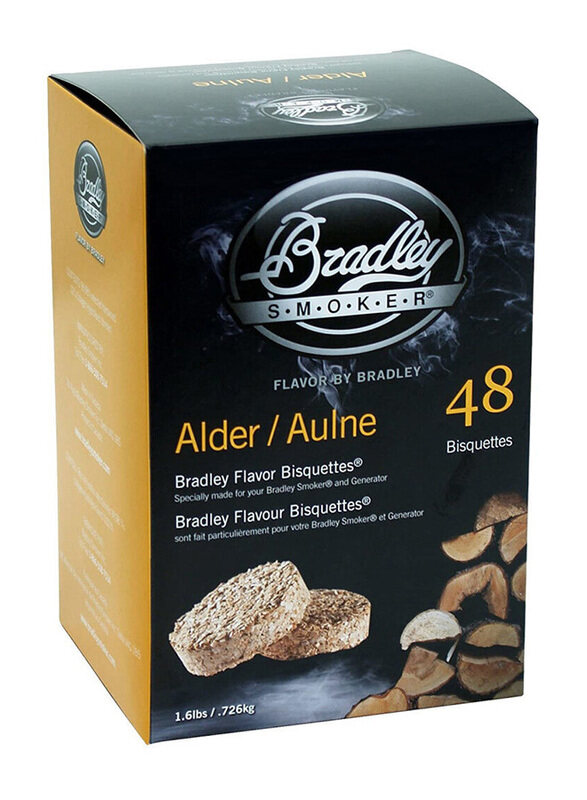 

Bradley Smoker Alder Bisquettes, 48 Pieces, Beige