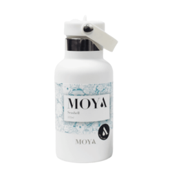 Moya"Seashell" 350ml Insulated Sustainable Water Bottle White