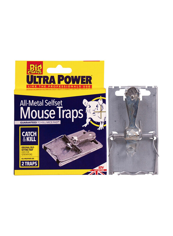 

STV All-Metal Self-Set Mouse Trap, 2-Piece