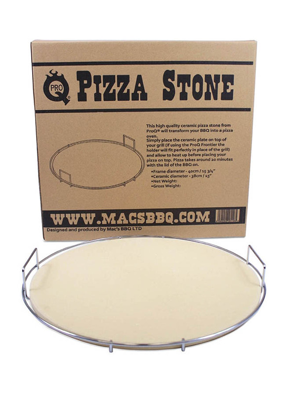 ProQ Pizza Stone Set with Stainless Steel Carry Rack
