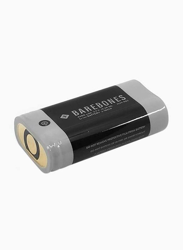 

Barebones Replacement Li-ion Battery, 2-18650, Black/Grey