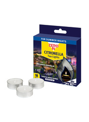 Zero In Citronella Tea Lights 18 Pack