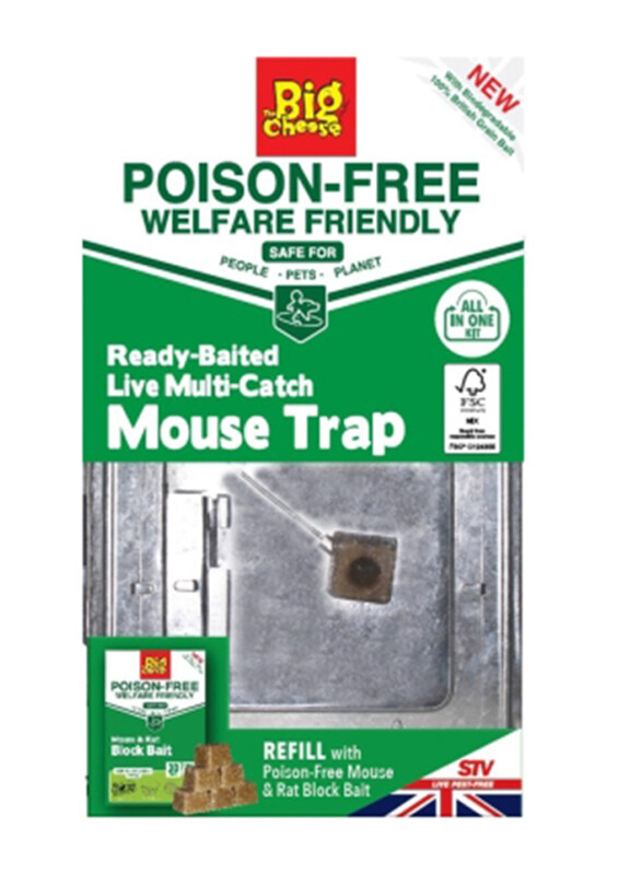 

STV Ready-baited Live Multi-catch Mouse Trap, 1-Piece