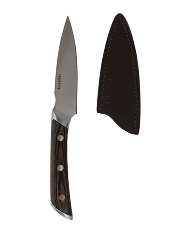 

Barebones No.4 Paring Knife, Brown/Silver