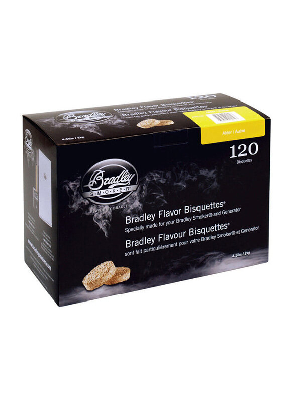 

Bradley Smoker Alder Bisquettes, 120 Pieces, Beige