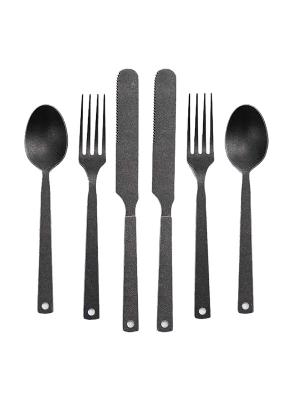 

Barebones 2-Piece Flatware Set, Matte Black