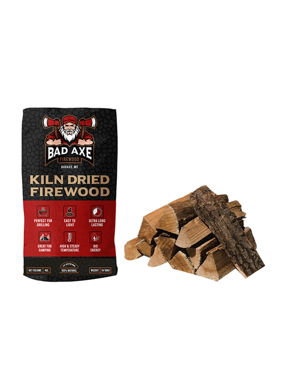 Bad Axe Firewood - Oak 40L Sack Approx 15kg