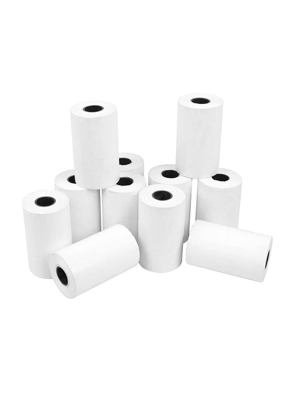 Thermal Bill Paper Rolls, 80x80mm, 50 Pieces, White