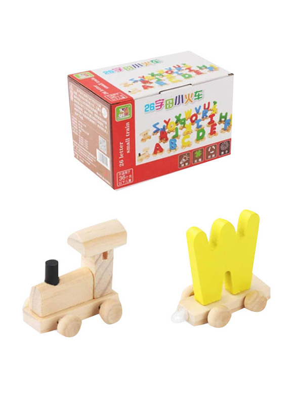 Healing and Mercy Alphabet Train Toy Set for Kids, Ages 3+, Multicolour