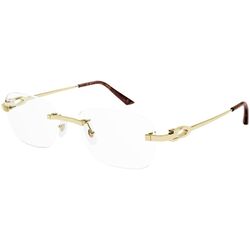 Cartier Gold Rimless Eyewear-CT0290O 001 53
