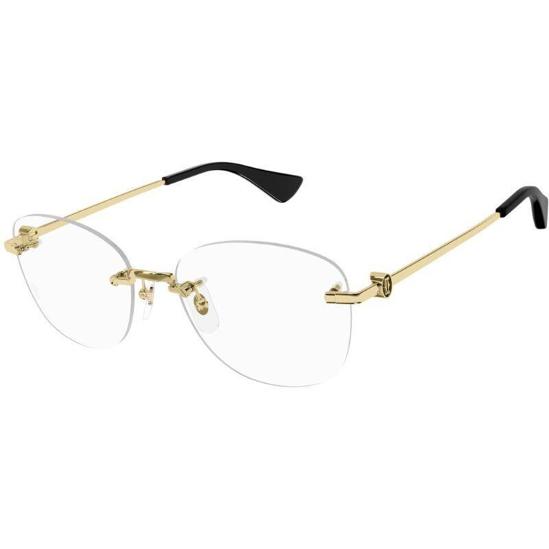 

Cartier Gold Rimless Eyewear-CT0414O 001 54 Blue Light Filtering Eyeglasses