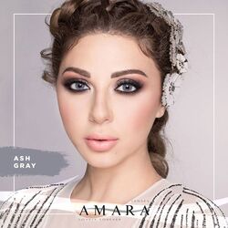 Amara Ash Grey Monthly Disposable Contact Lenses