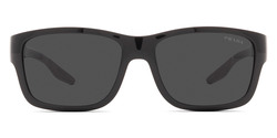 PRADA Rectangle Black Sunglass SPS 01W 1AB-06F 59