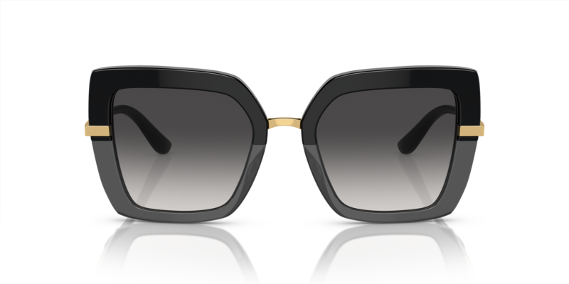 

Dolce & Gabbana Square Black Sunglasses DG4373 3246/8G 52