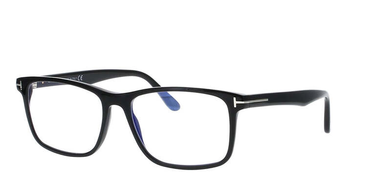 Tomford Rectangle Frame-TF5752B 001 55 Blue Light Filtering Eyeglasses