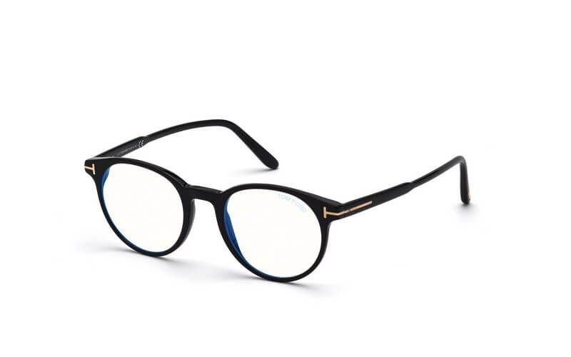 Tomford Round Frame- TF5695B 001 49 Blue Light Filtering Eyeglasses