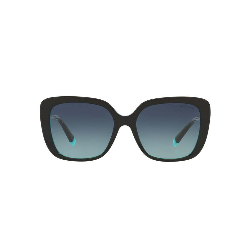 Tiffany Butterfly Black On Tiffany Blue Sunglasses TF 4177 80559S 55